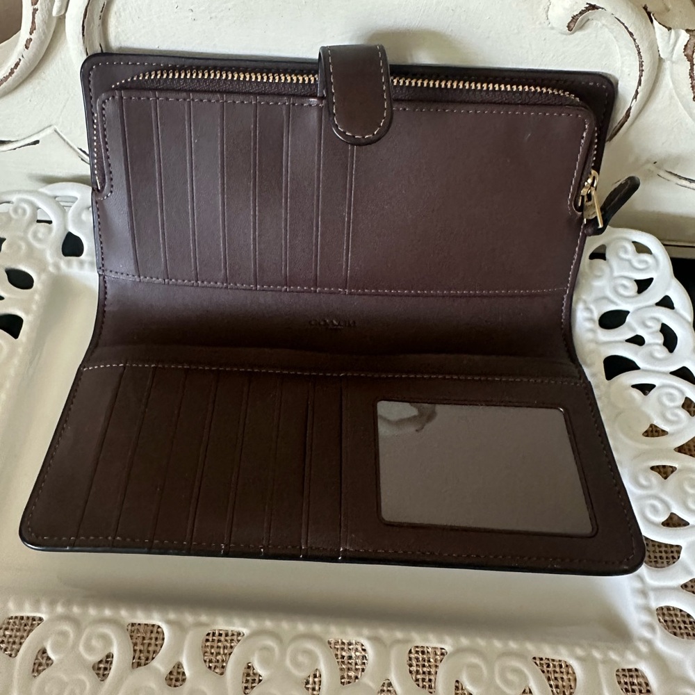 Coach Maple Leather Wallet
